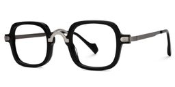 Fonrose Square Black Glasses1