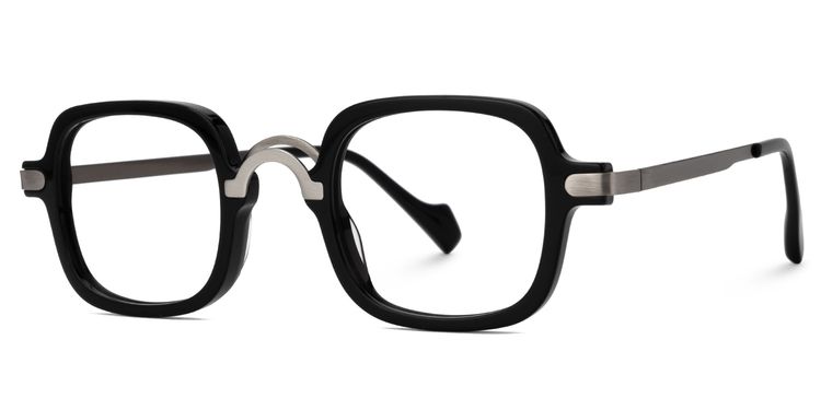 Fonrose Square Black Glasses