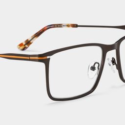 Roxana Rectangle Brown Glasses5
