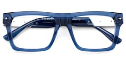 Trent Rectangle Blue Glasses2
