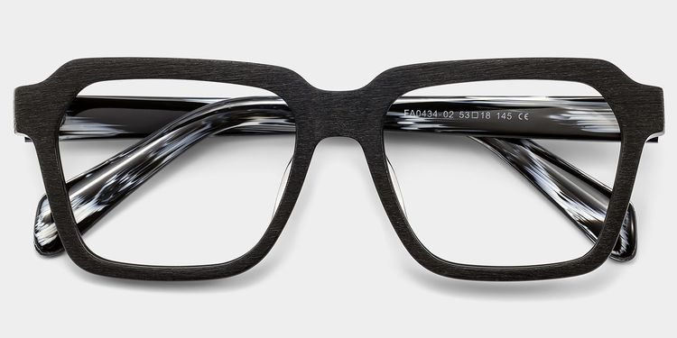 Richard Black Rectangle Glasses