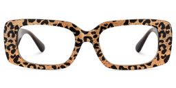 Jonas Rectangle Leopard Glasses1