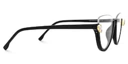 Felicia Cat Eye Black Glasses2