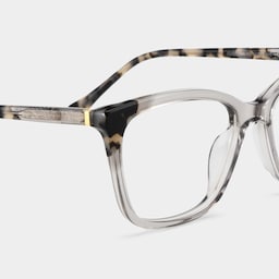 Juno Rectangle Gray Glasses5