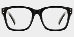 Fussell Square Black Glasses0