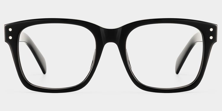 Fussell Square Black Glasses