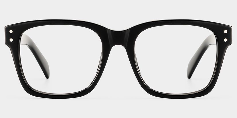 Fussell Square Black Glasses