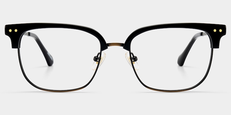 Nathan Browline Black Glasses