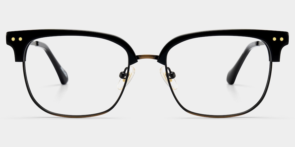 Nathan Browline Black Glasses