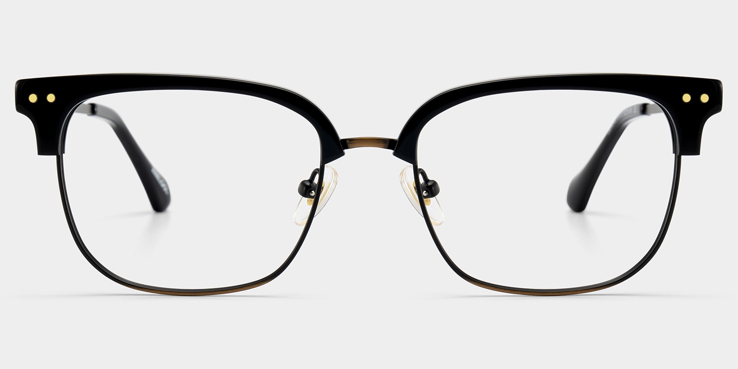 Nathan Browline Black Glasses