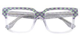 Chrissie Square Clear Glasses1