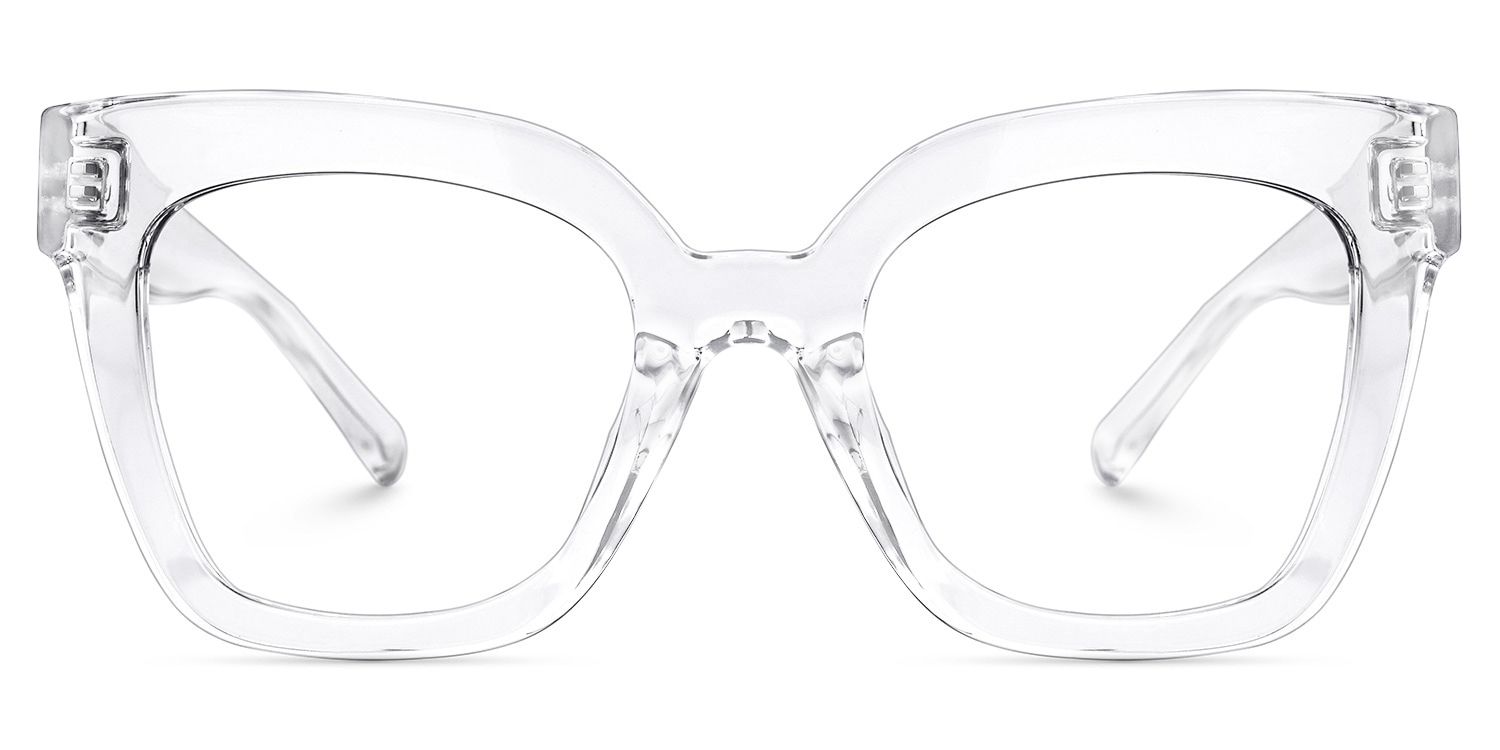Malcolm Square Clear TR90 Frame Glasses | Zeelool0