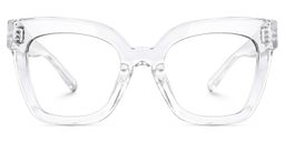 Malcolm Square Clear Glasses0