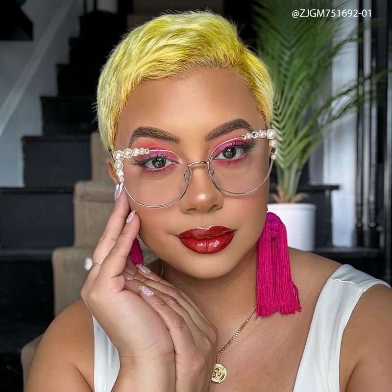 Wallice Cateye Gold Glasses