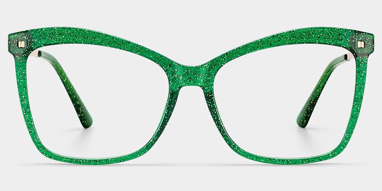 Isaebella Green Butterfly Glasses