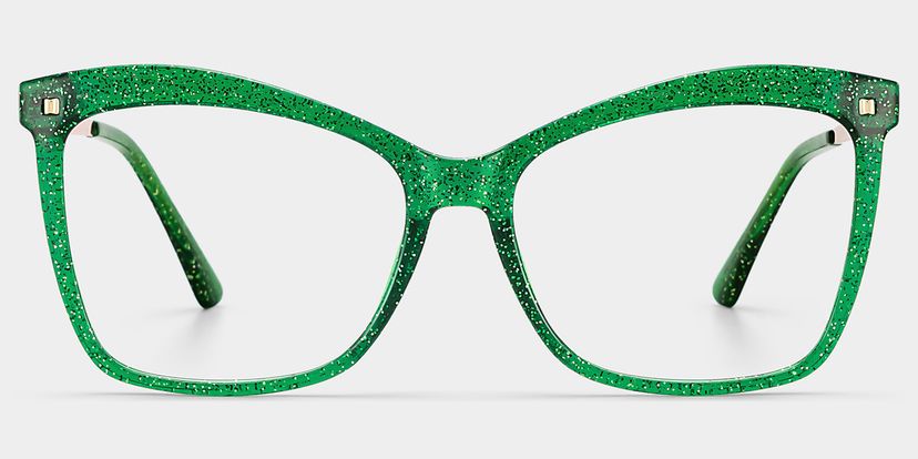 Isaebella Green Butterfly Glasses