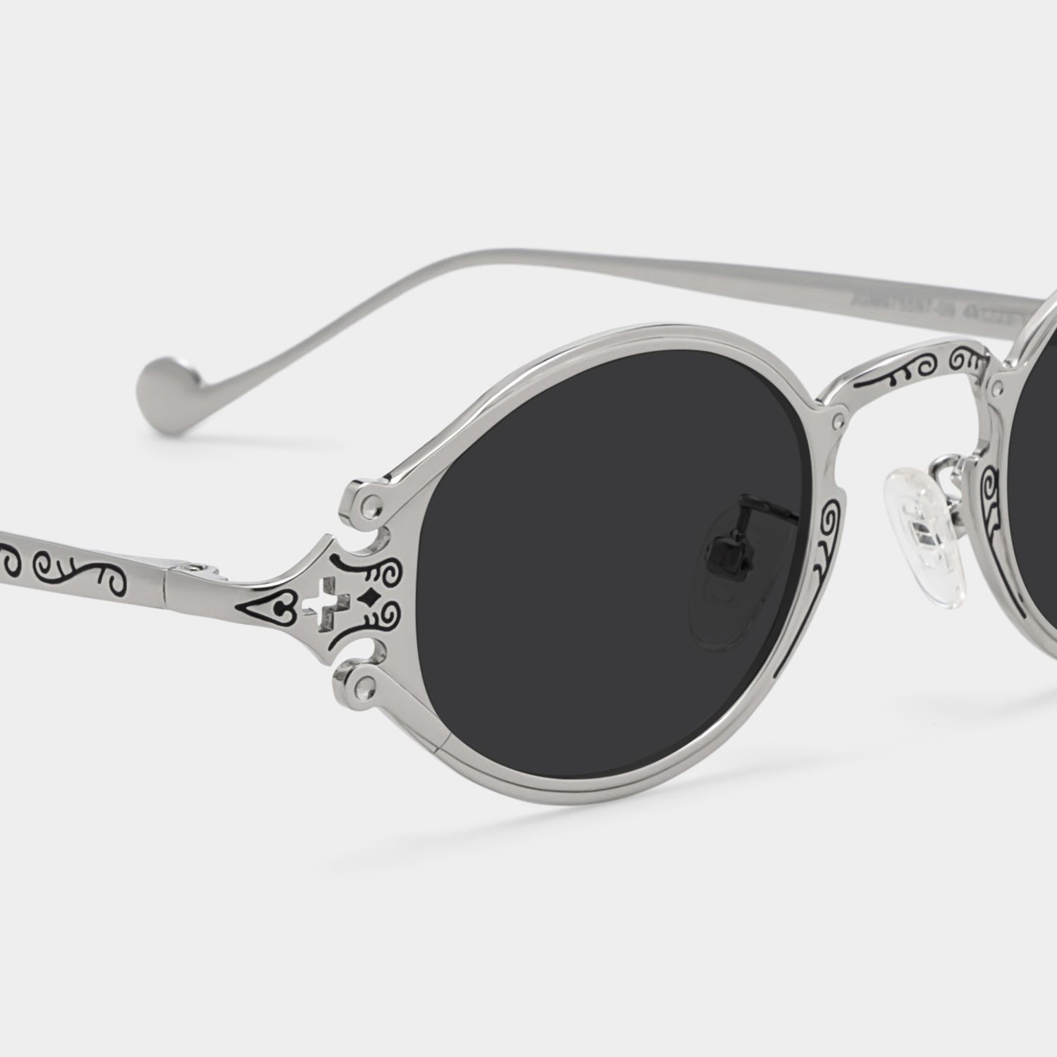 Oval Serena Silver Sunglasses Frames Deals display picture 2