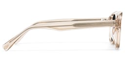 Nomad Rectangle Champagne Polarized Sunglasses3