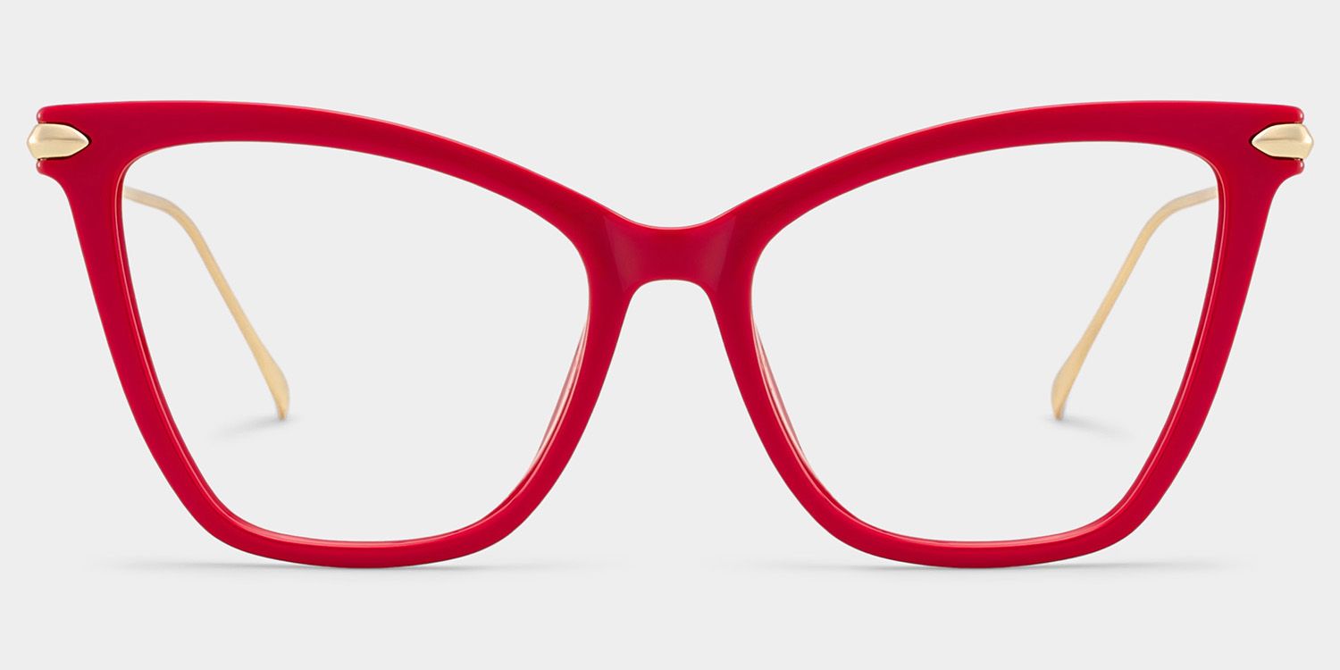 New Arrival Red-Blue Color for Hilary Frame Glasses | Zeelool