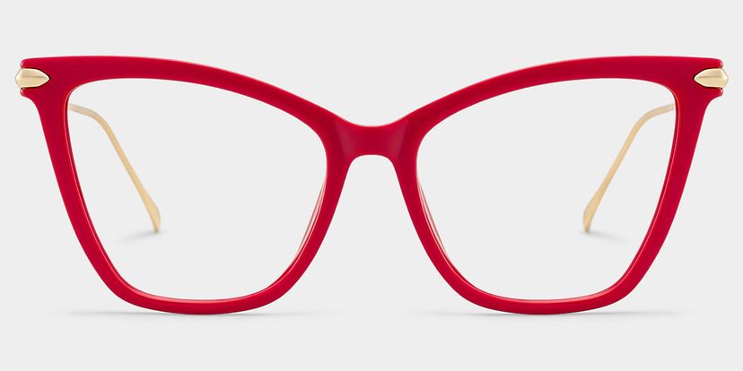 Hilary Butterfly Red Glasses