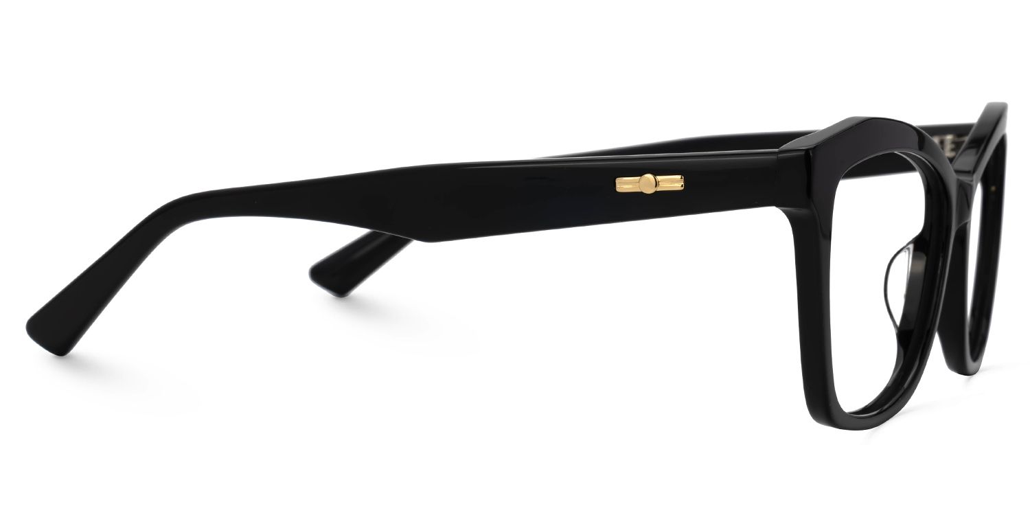 Black Acetate Butterfly Eyeglasses- Angelee2