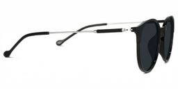 Gamble Round Black Sunglasses2