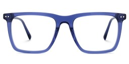 Frantz Square Blue Glasses0