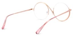 Flozif Round Pink Glasses3