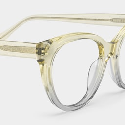 Kiera  Cat-eye Green Glasses5