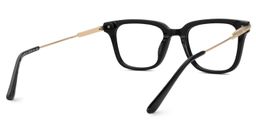 Kellie Rectangle Black Glasses3