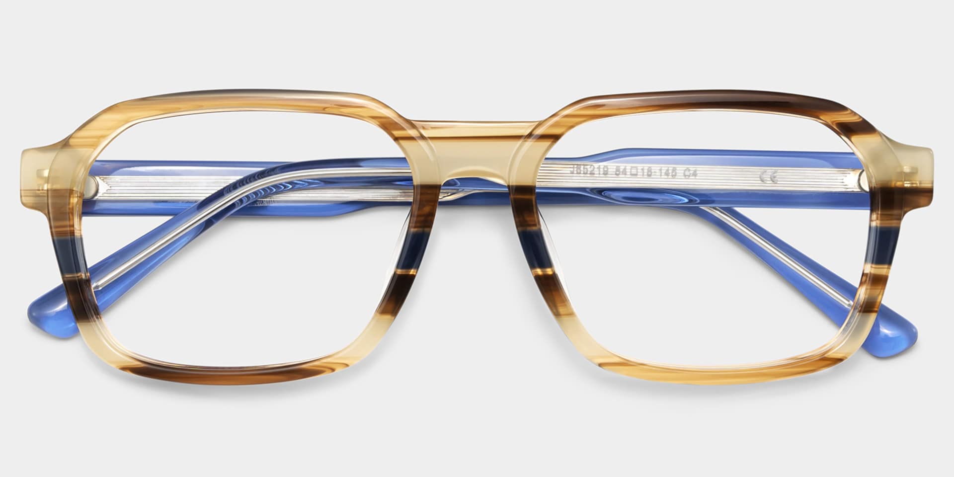 Arden Rectangle Colorful Frame Eyeglasses for Man| ZEELOOL2