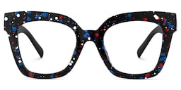 Malcolm Square Colorful Glasses0