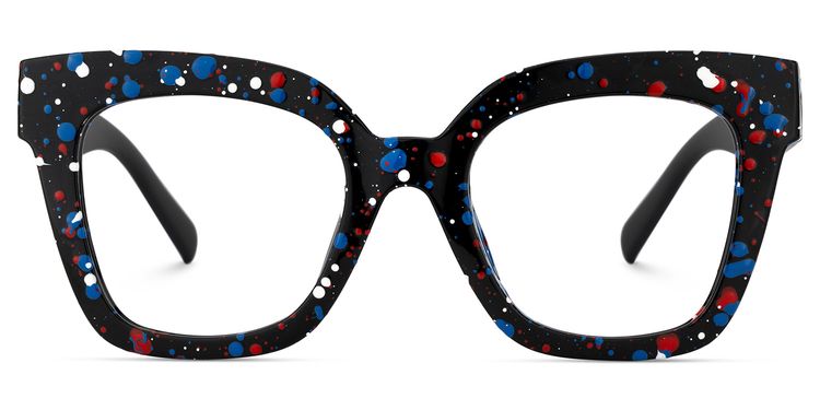 Malcolm Square Colorful Glasses