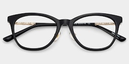 April Cat-eye Black Glasses2