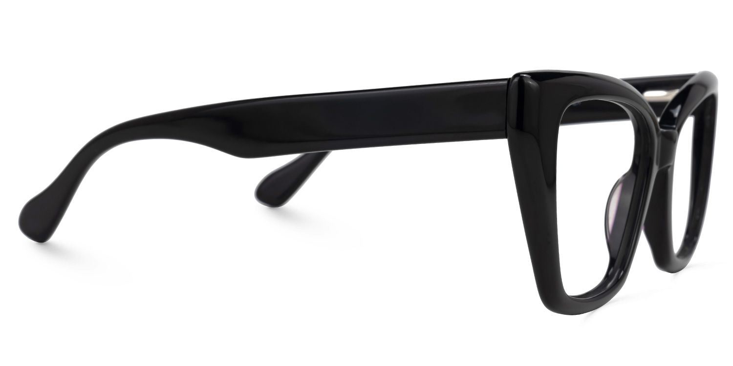 Cateye Coates Black Glasses deals -Zeelool Glasses