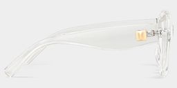 Alberta Cat Eye Clear Glasses3