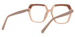 Norah Geometric Beige Glasses3