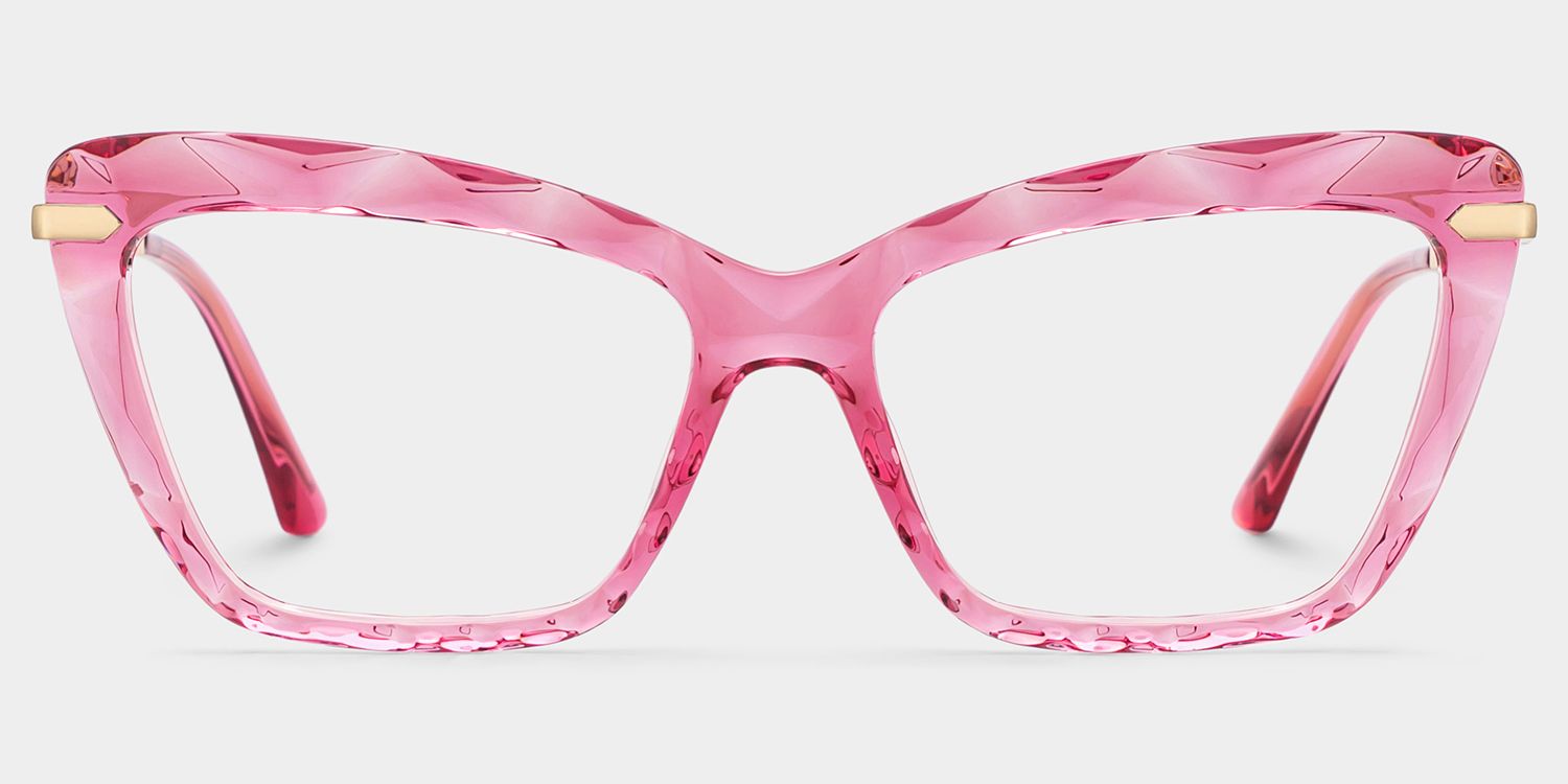 Juliet Cateye Light Blue Eyeglasses and Translucent Frame