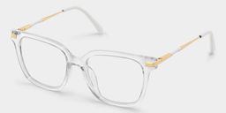 Jacqui Square Clear Glasses2