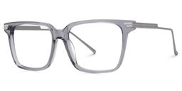 Viixen Rectangle Gray Glasses1