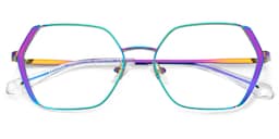 Belen Geometric Iridescent Glasses1