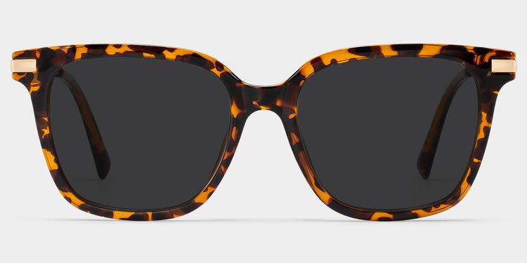 Jacqui Tortoise Rectangle Sunglasses