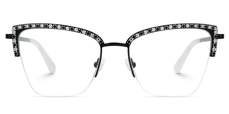 Caporella Cateye Black Glasses