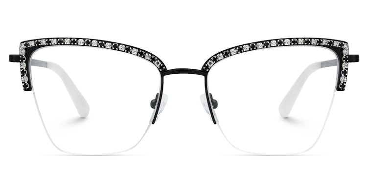 Caporella Cateye Black Glasses