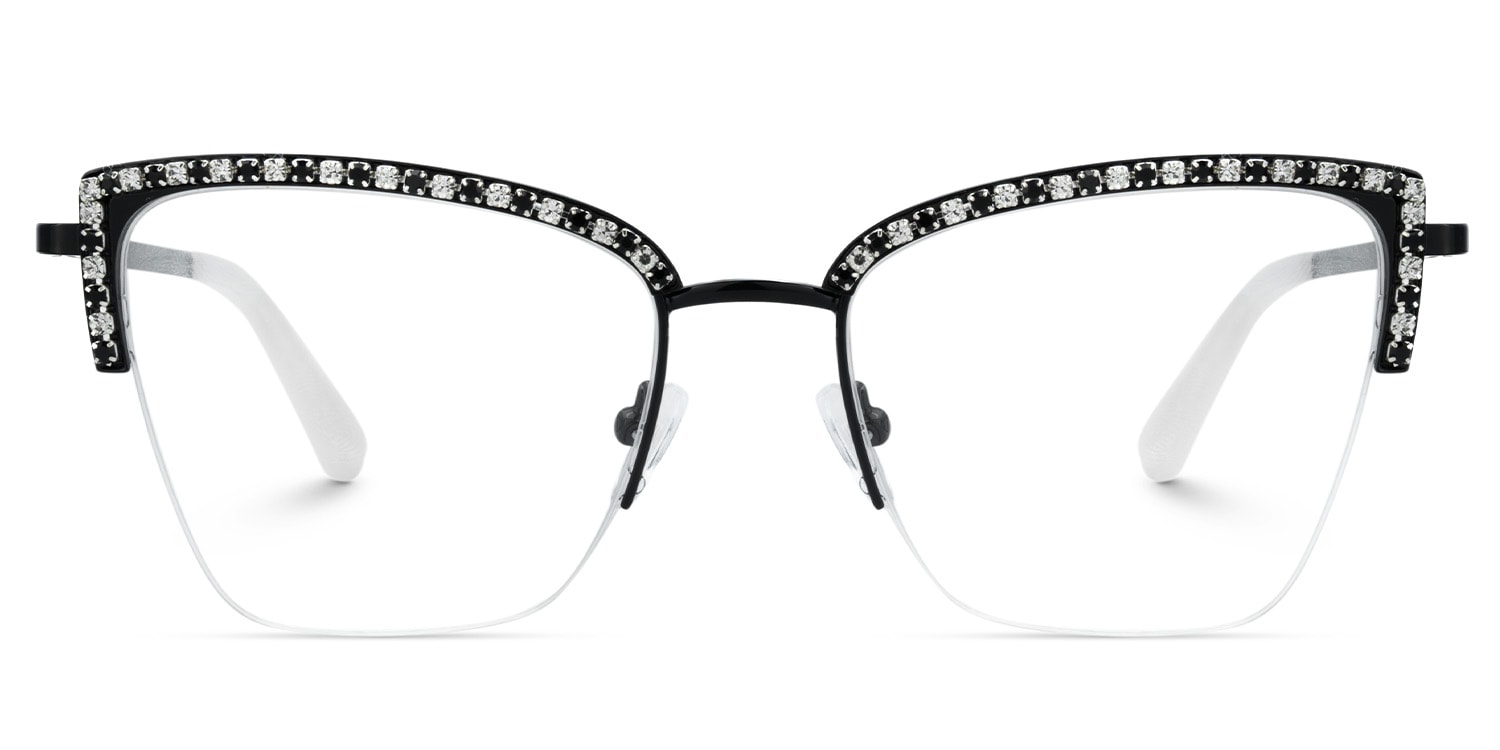 Caporella Cateye Black Glasses