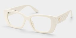 Hannah White Rectangle Glasses3