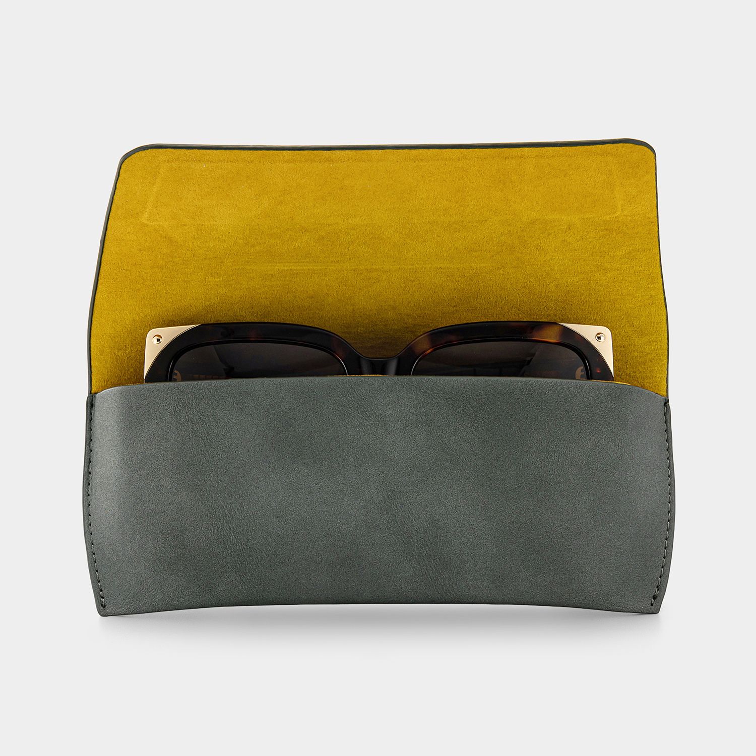PJO225433-01 Green Man-made Leather Box, Glasses Pocket