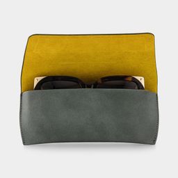 Green Man-made Leather Box5