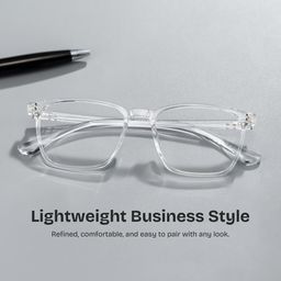Martinez Square Clear Glasses0
