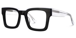 Vorse Square Black Glasses1
